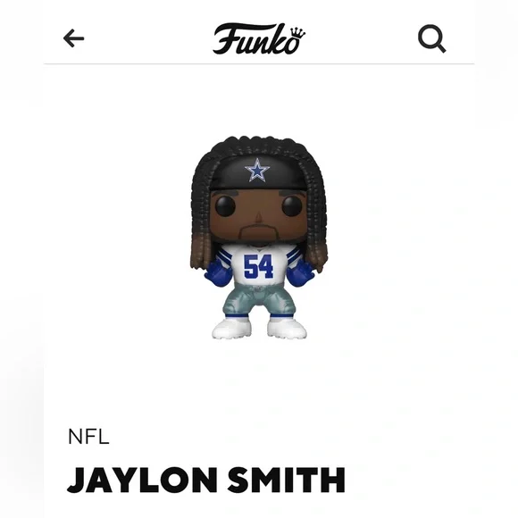 New! Never unboxed Funko Pop Jaylon Smith 125 Dallas Cowboy NFL - Picture 10 of 10